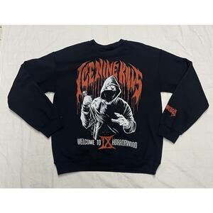 Ice Nine Kills Welcome To Horrorwood Crew Neck Sweatshirt Men’s Size L